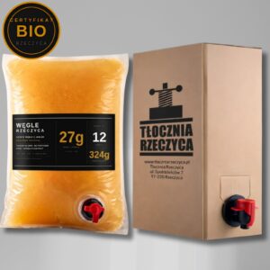 BIO Zestaw Sok 100% Tłoczony Węgle Rzeczyca 3L/5L + karton Bag-in-Box