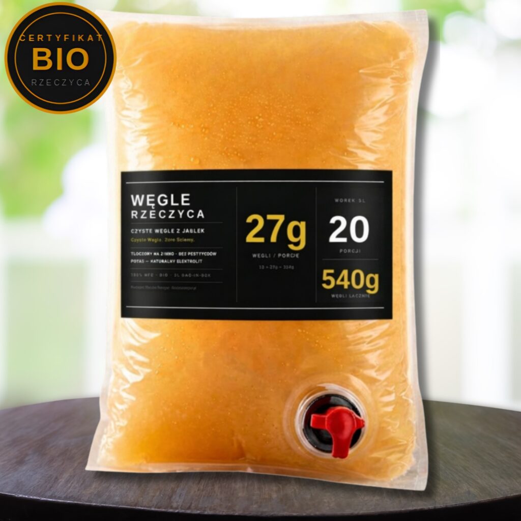 BIO Sok Jabłkowy NFC · Węgle Rzeczyca 5L